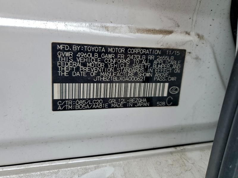 2016 Lexus Gs 350 Base