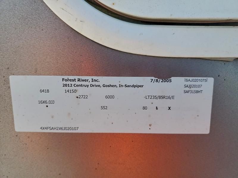 2006 Wildwood 2006 Foresriver Sandpiper-Camper