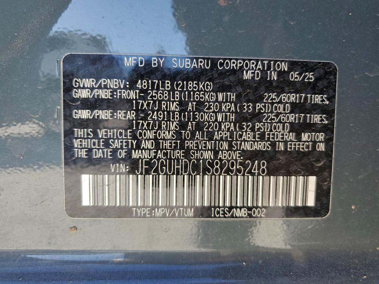 2025 Subaru Crosstrek Premium