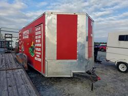 Salvage trucks for sale at Jacksonville, FL auction: 2022 Patriot Cargo 8.5X20TA Enclosed Cargo Trailer