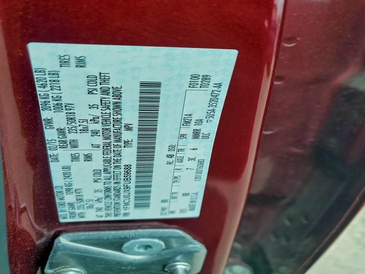 2015 Ford Escape Titanium