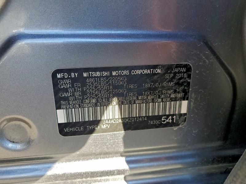 2019 Mitsubishi Outlander es