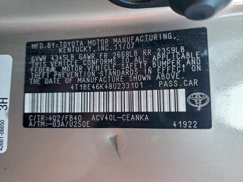 2008 Toyota Camry ce