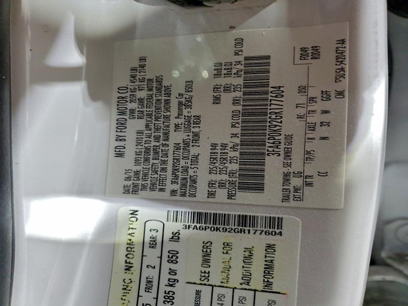 2016 Ford Fusion Titanium