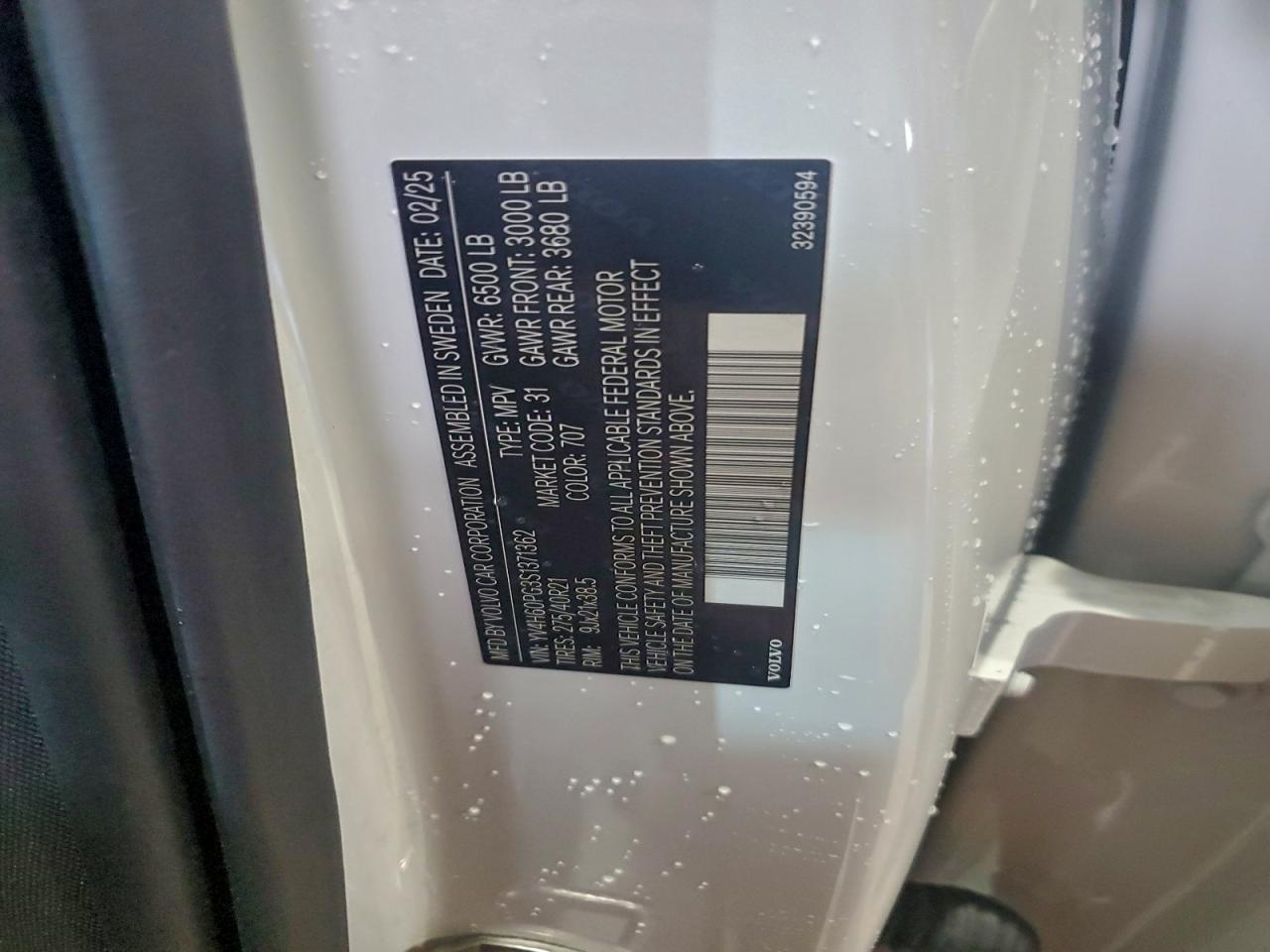2025 Volvo Xc90 Ultra