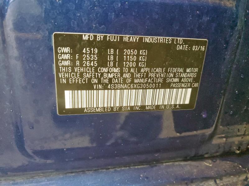 2016 Subaru Legacy 2.5i Premium