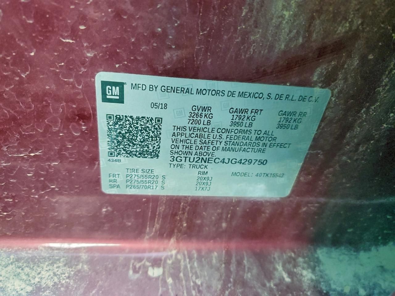 2018 GMC Sierra K1500 slt