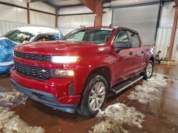 Chevrolet salvage cars for sale: 2021 Chevrolet Silverado K1500 Custom