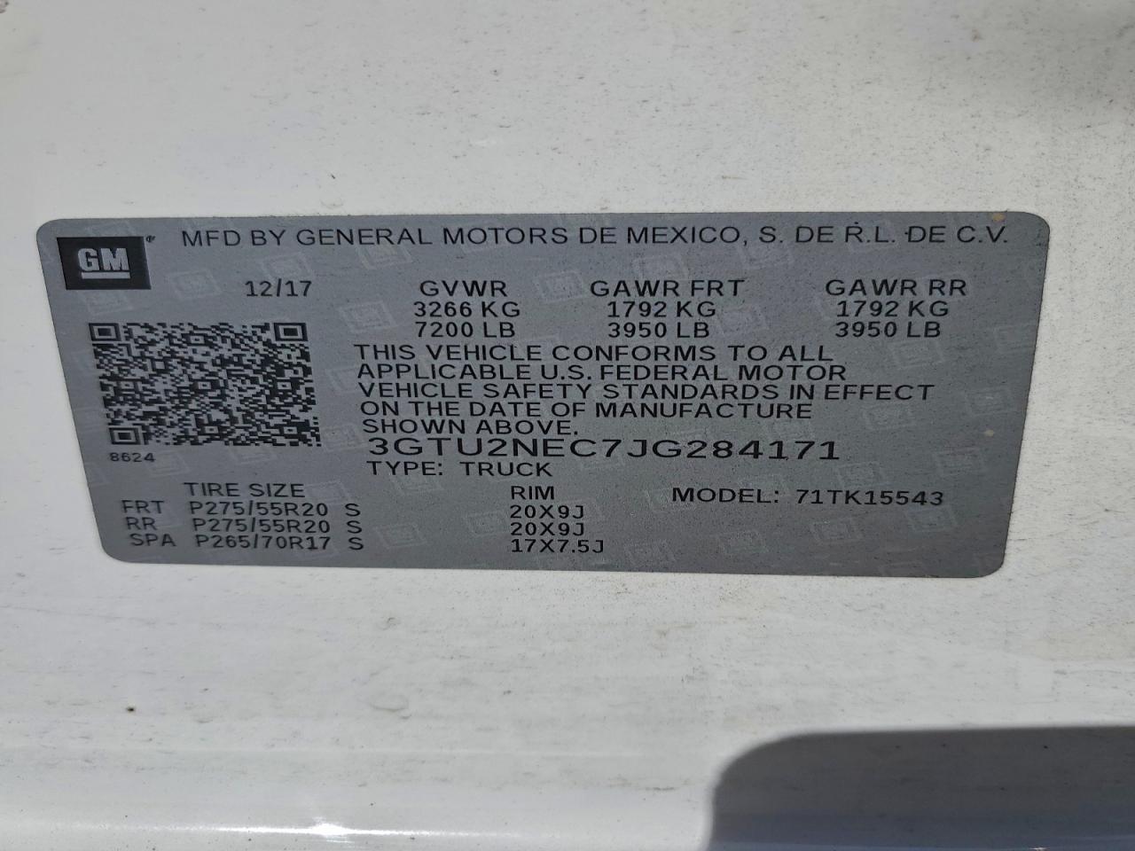 2018 GMC Sierra K1500 slt