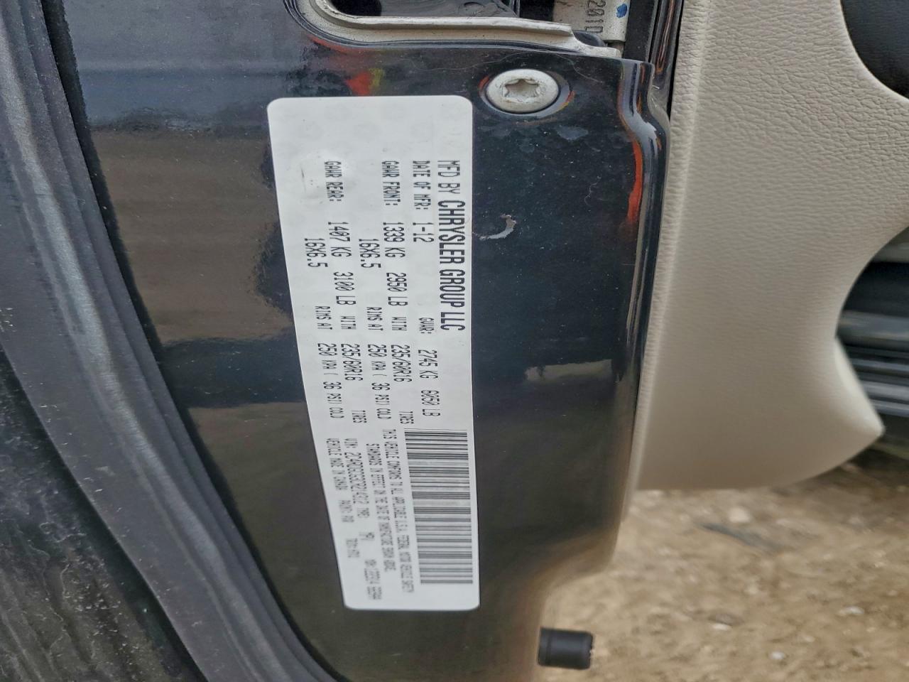 2012 Dodge Grand Caravan sxt