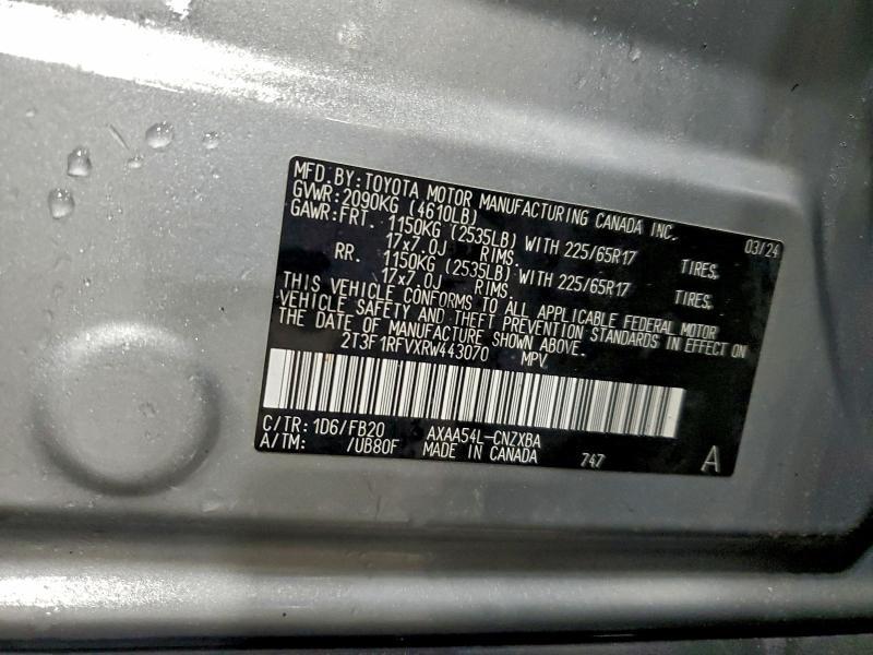 2024 Toyota Rav4 le