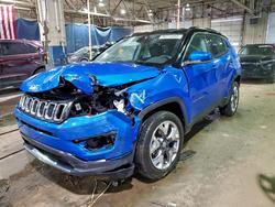 Jeep Compass salvage cars for sale: 2020 Jeep Compass Limited
