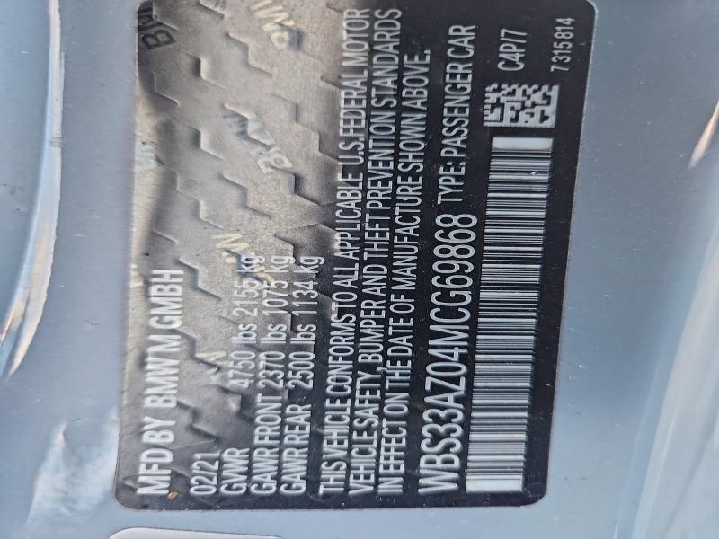 2021 BMW M4 Competition