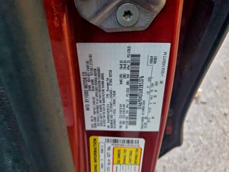 2018 Ford Fusion se