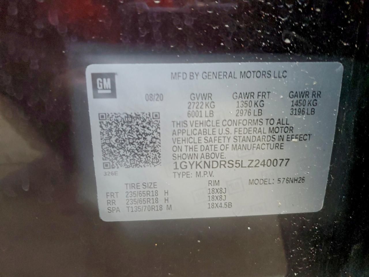 2020 Cadillac XT5 Premium Luxury