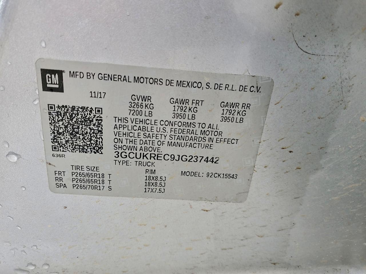 2018 Chevrolet Silverado K1500 LT