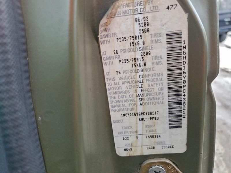 1993 Nissan Truck King cab se