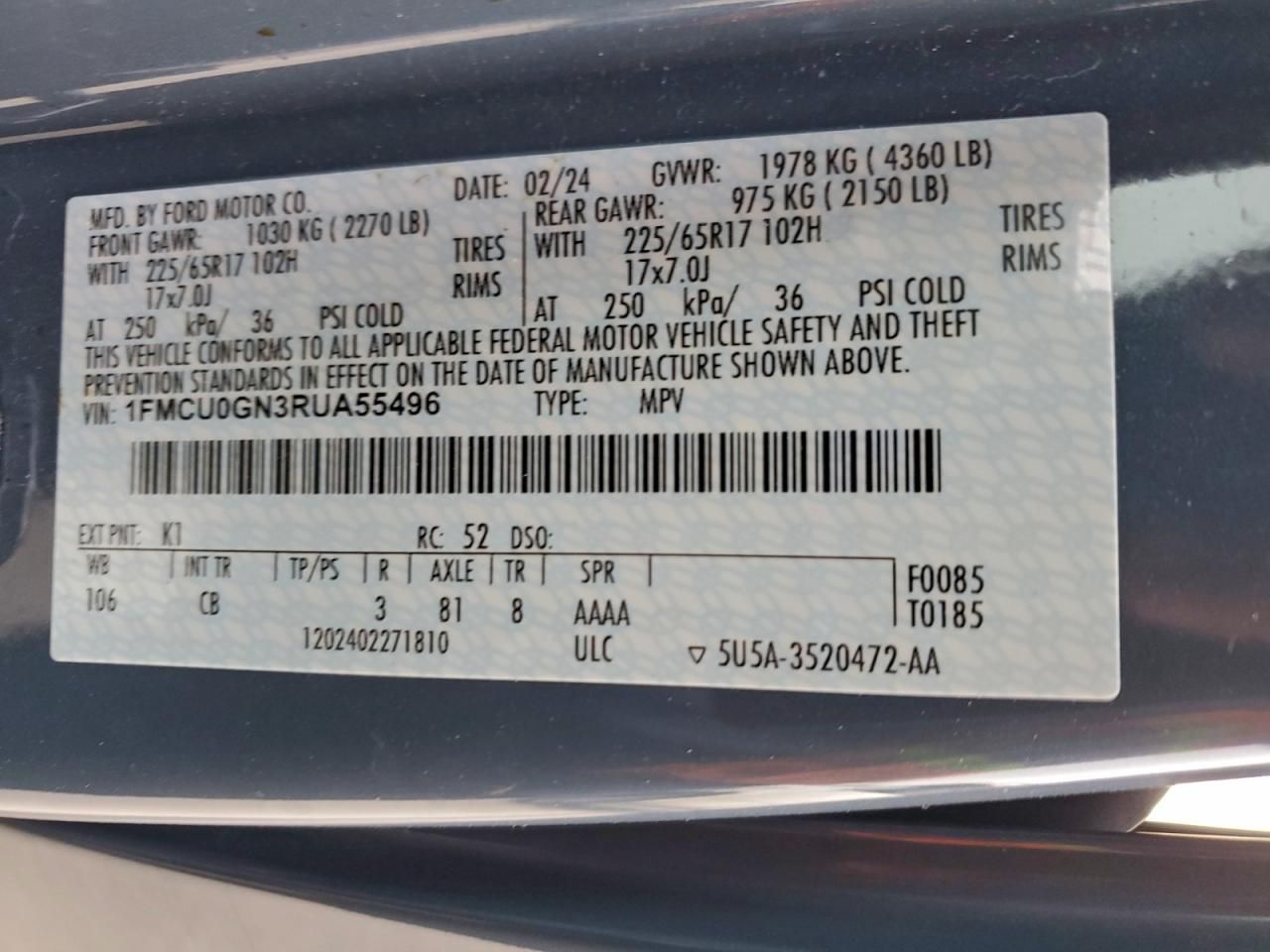 2024 Ford Escape Active