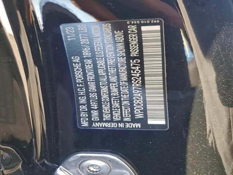 2024 Porsche 911 Carrera s