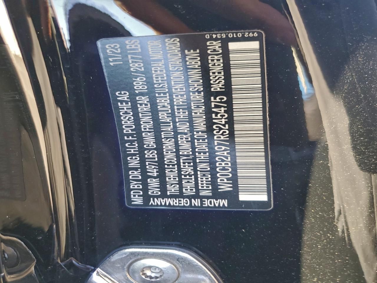 2024 Porsche 911 Carrera s