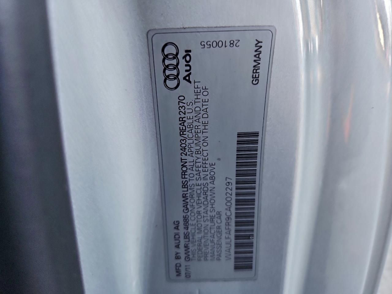 2012 Audi A5 Premium Plus