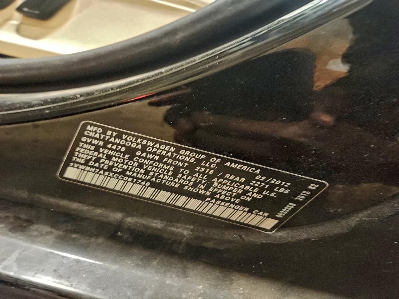 2012 Volkswagen Passat se