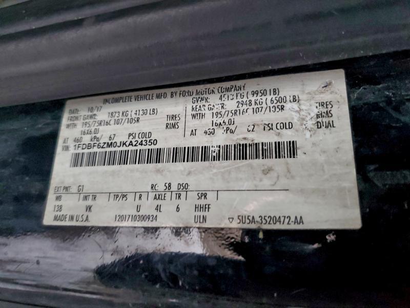 2018 Ford Transit Cab & Chassi