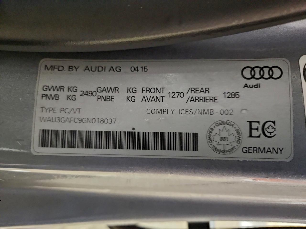 2016 Audi A7 Quattro Progressiv/technik s Line