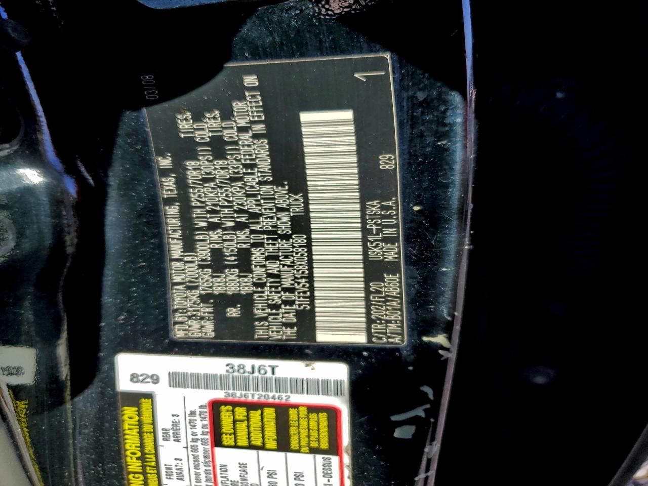 2008 Toyota Tundra Crewmax