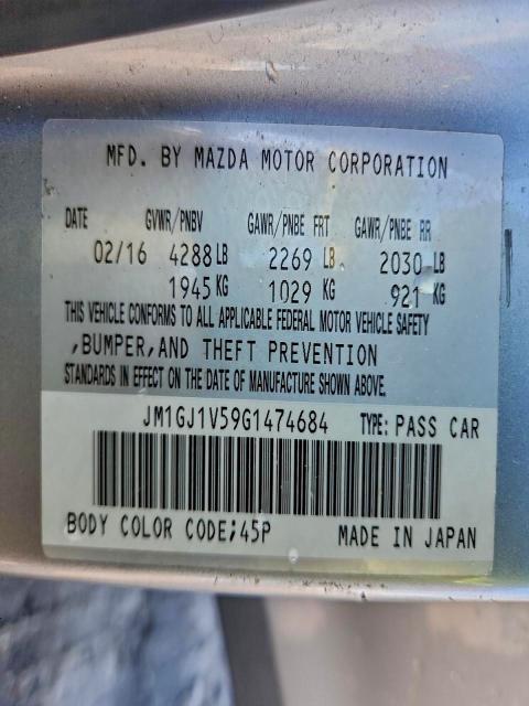 2016 Mazda 6 Touring