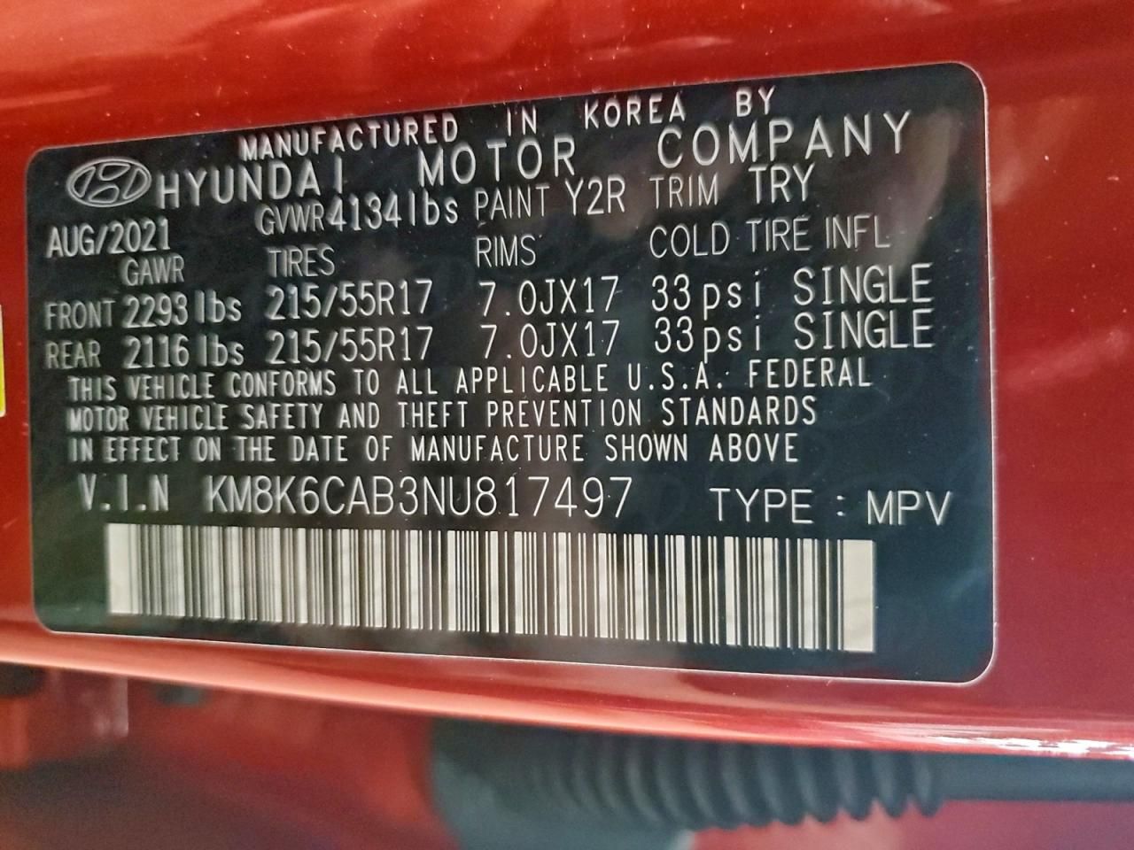 2022 Hyundai Kona sel