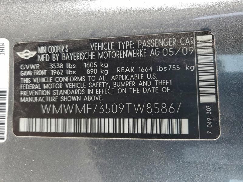 2009 Mini Cooper s