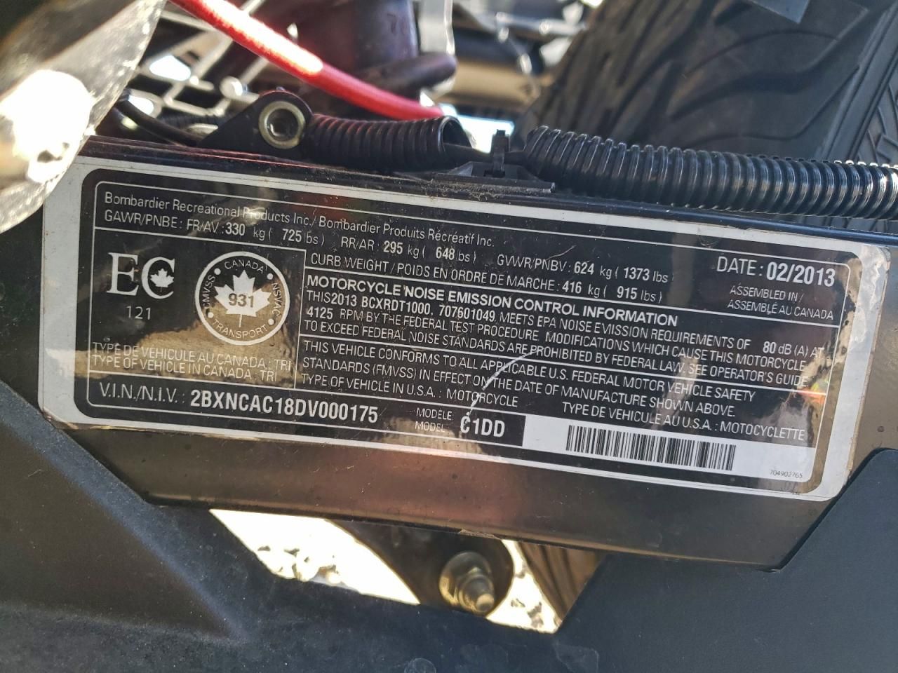 2013 Can-Am Spyder Roadster ST