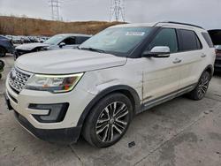 Ford Explorer salvage cars for sale: 2017 Ford Explorer Platinum