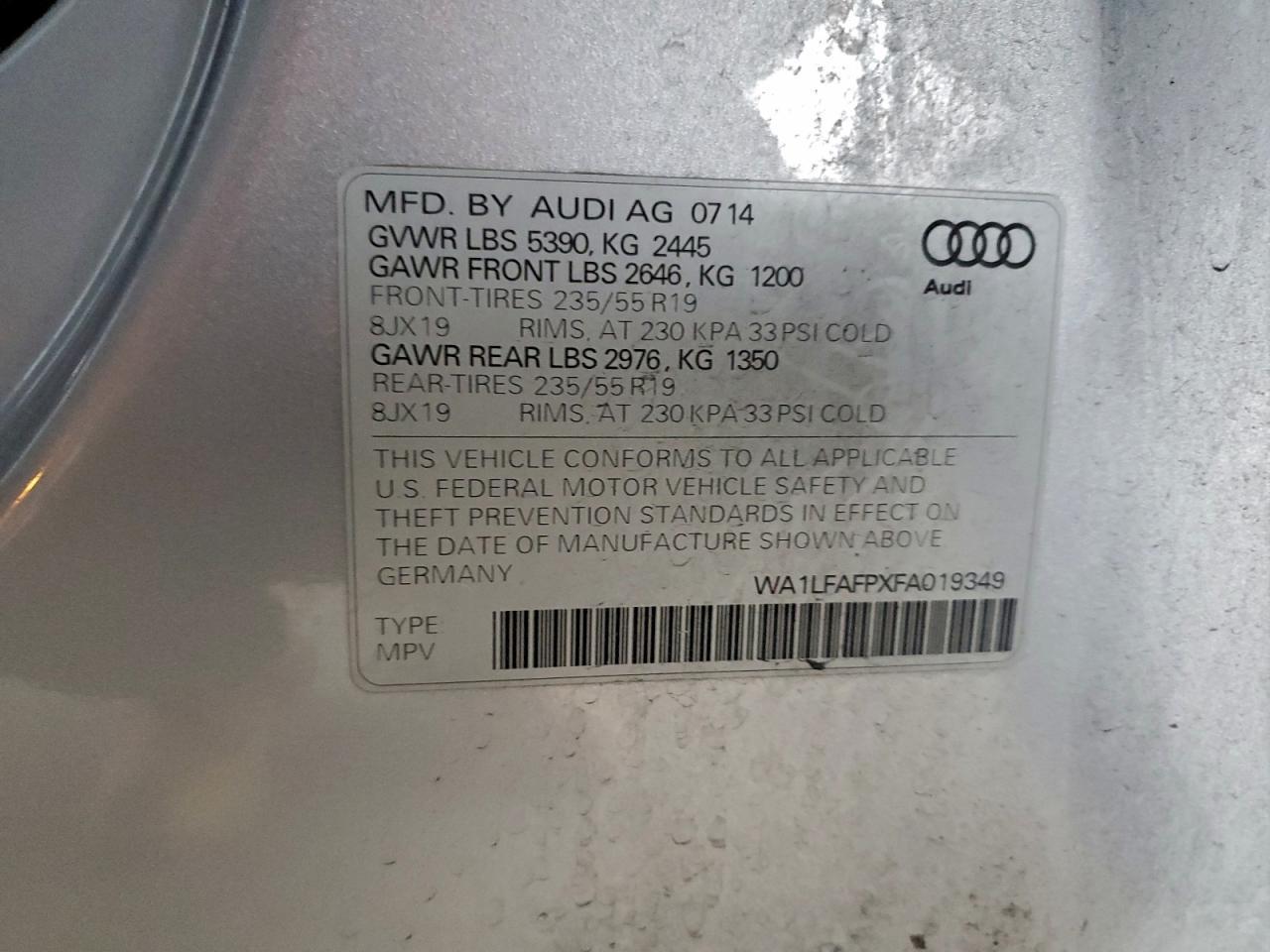 2015 Audi Q5 Premium Plus
