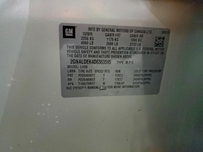 2013 Chevrolet Equinox lt