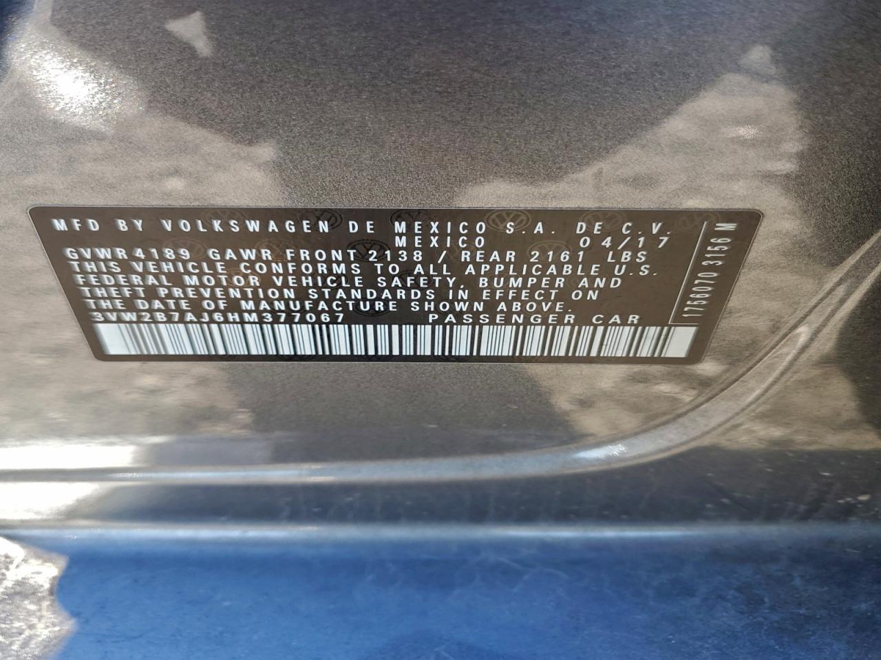 2017 Volkswagen Jetta s