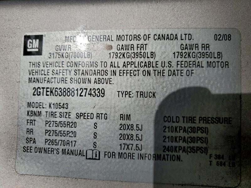 2008 GMC New Sierra K1500 Denali
