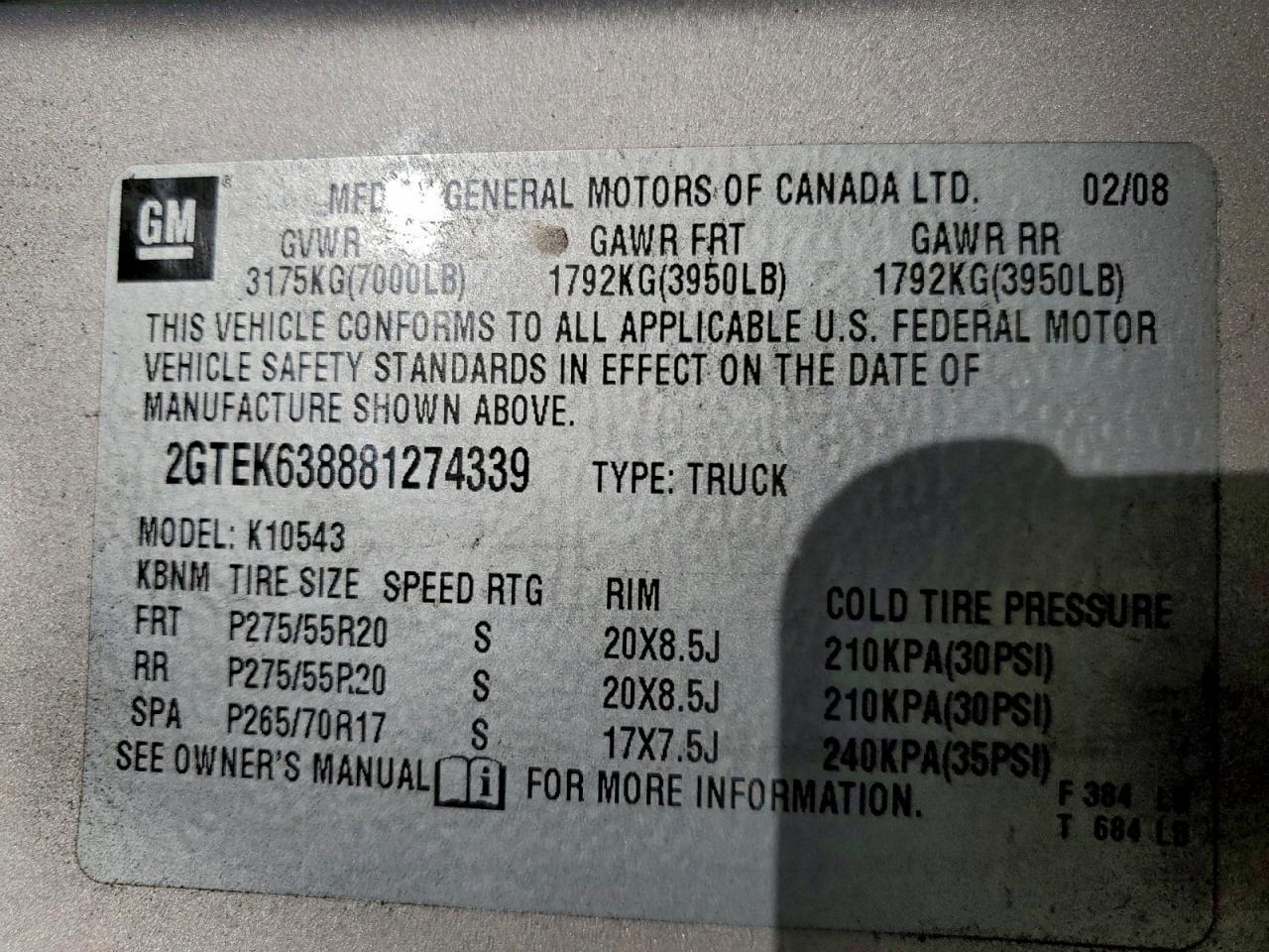 2008 GMC New Sierra K1500 Denali