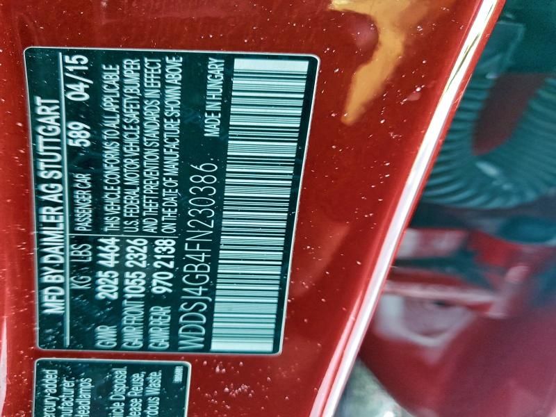 2015 Mercedes-Benz Cla 250 4matic