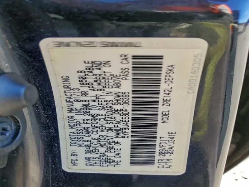 2013 Toyota Corolla Base