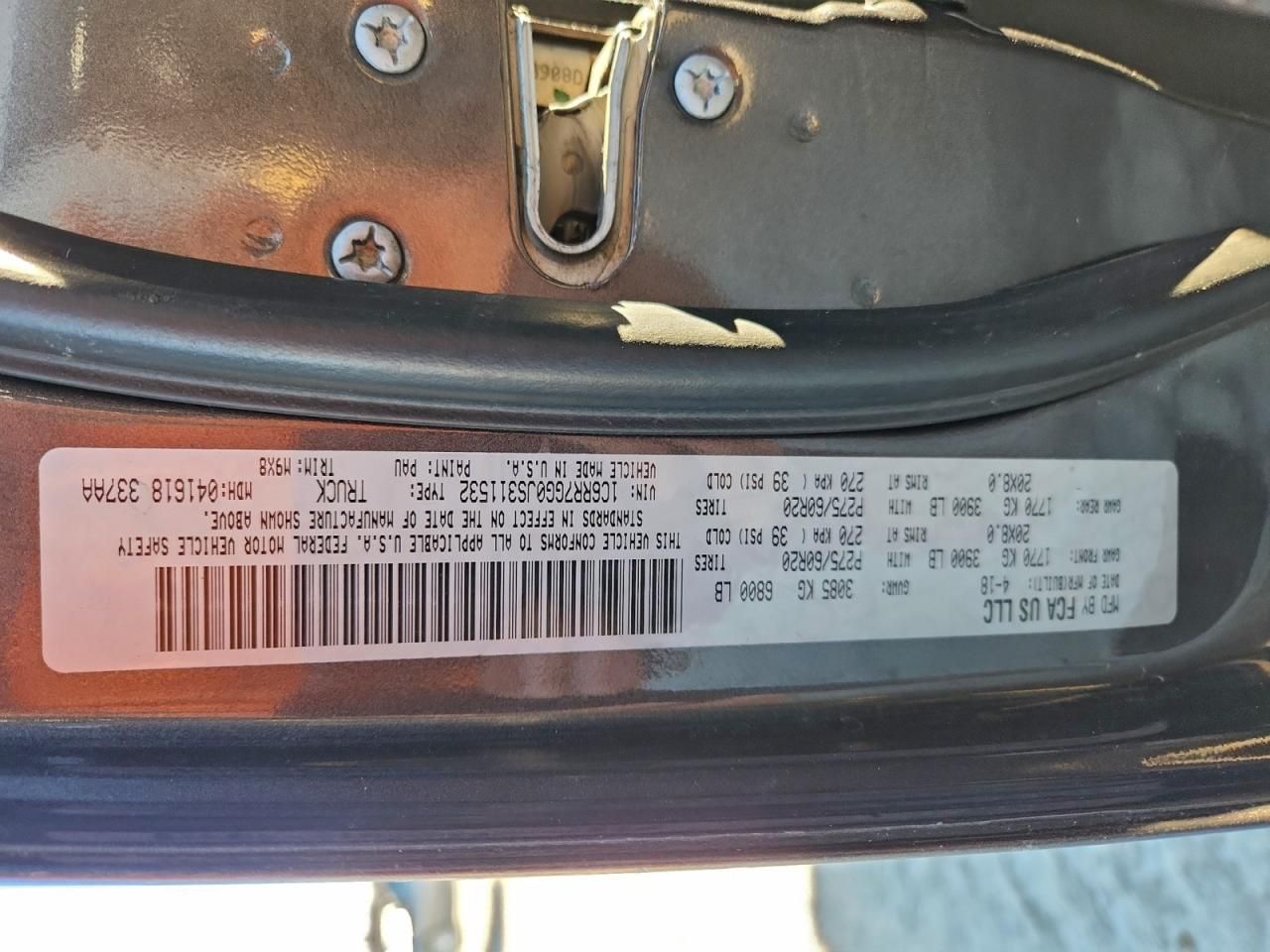 2018 Dodge Ram 1500 slt