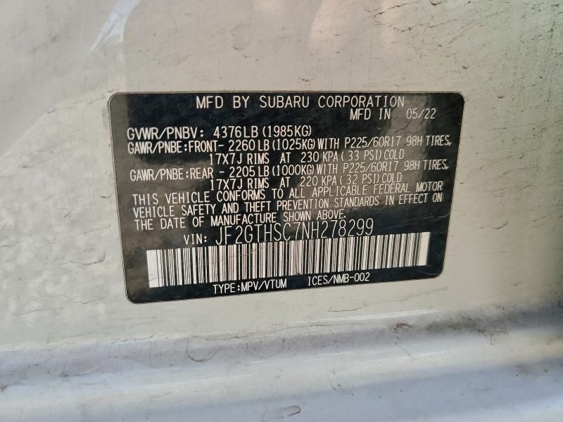 2022 Subaru Crosstrek Sport