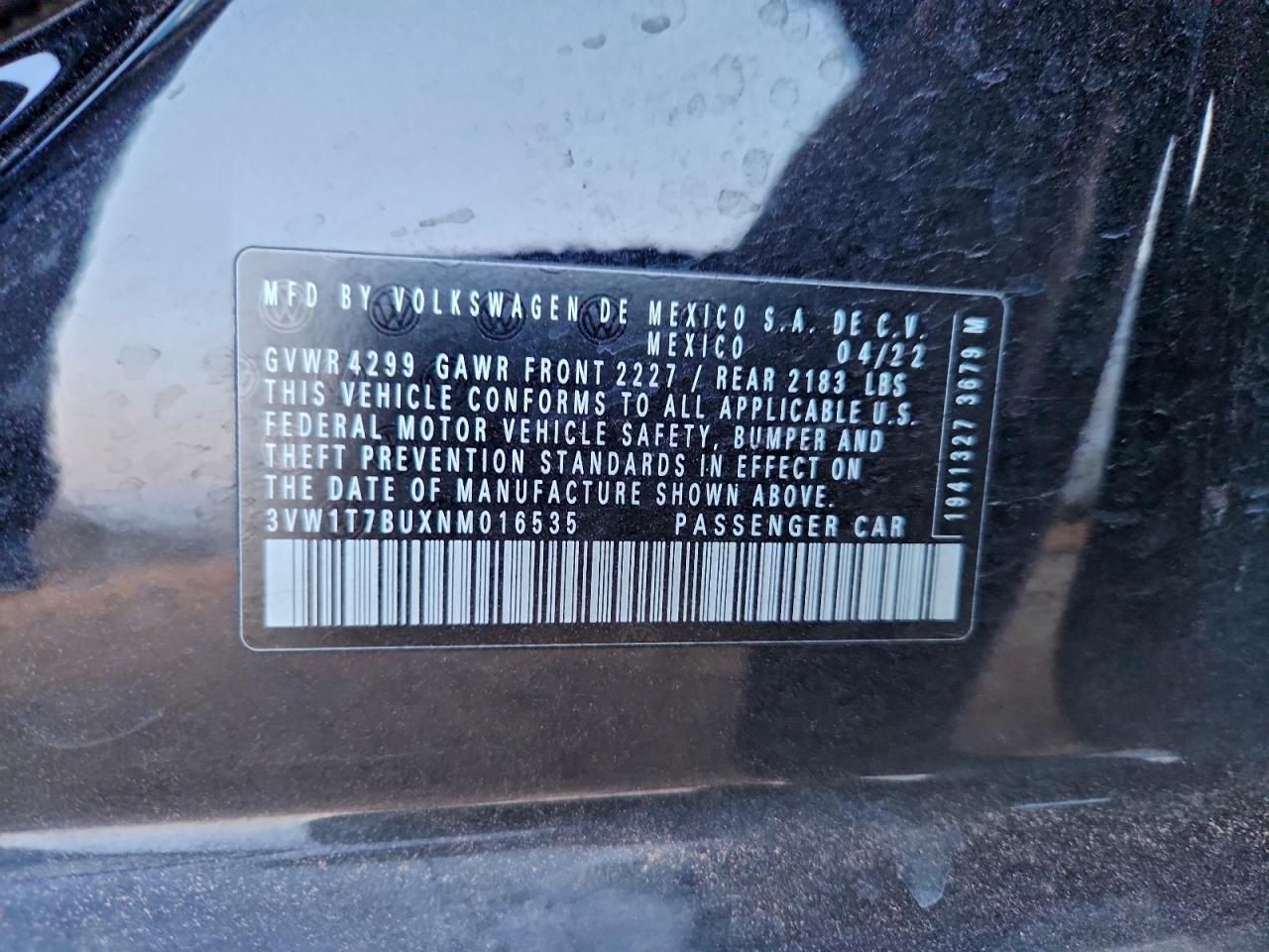 2022 Volkswagen Jetta gli Automatic