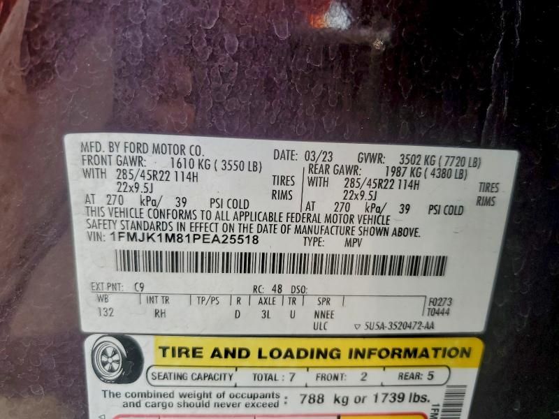 2023 Ford Expedition max Platinum