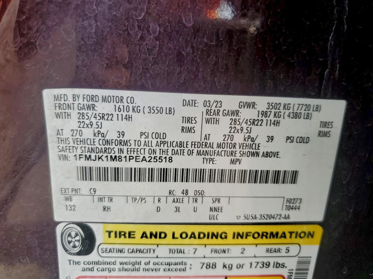 2023 Ford Expedition max Platinum