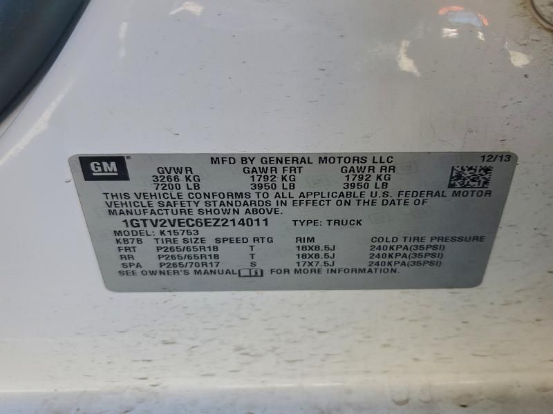 2014 GMC Sierra K1500 slt