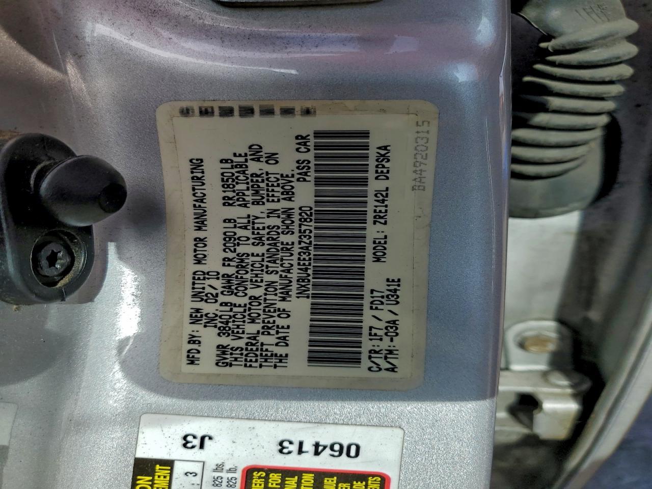 2010 Toyota Corolla Base