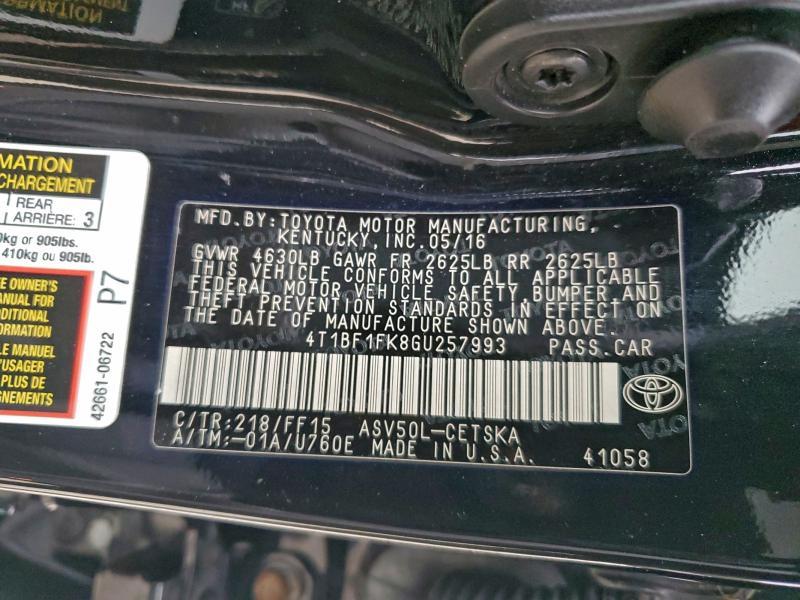 2016 Toyota Camry se