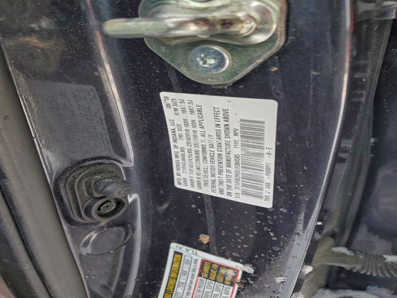 2018 Honda Cr-v ex